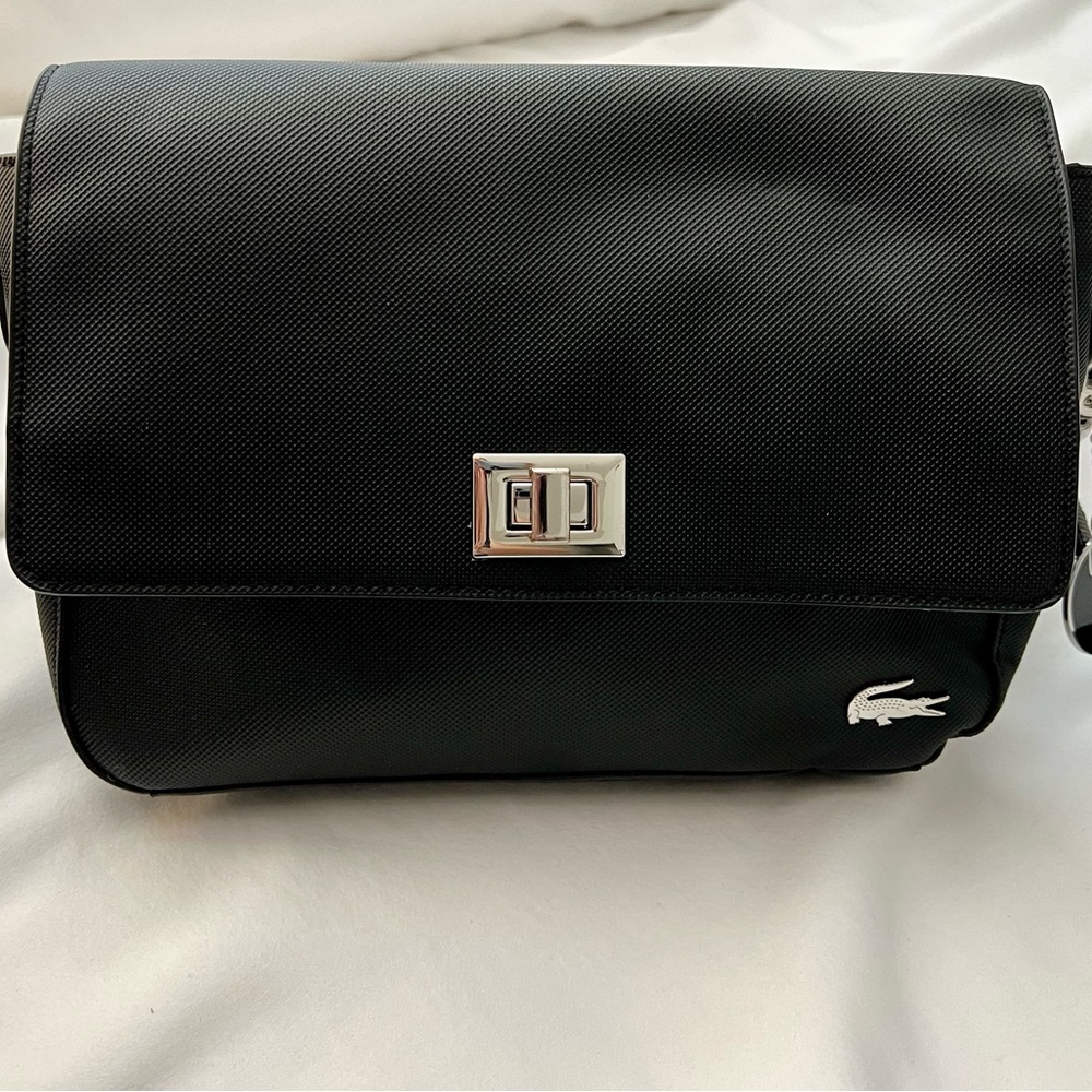 Lacoste black crossbody bag